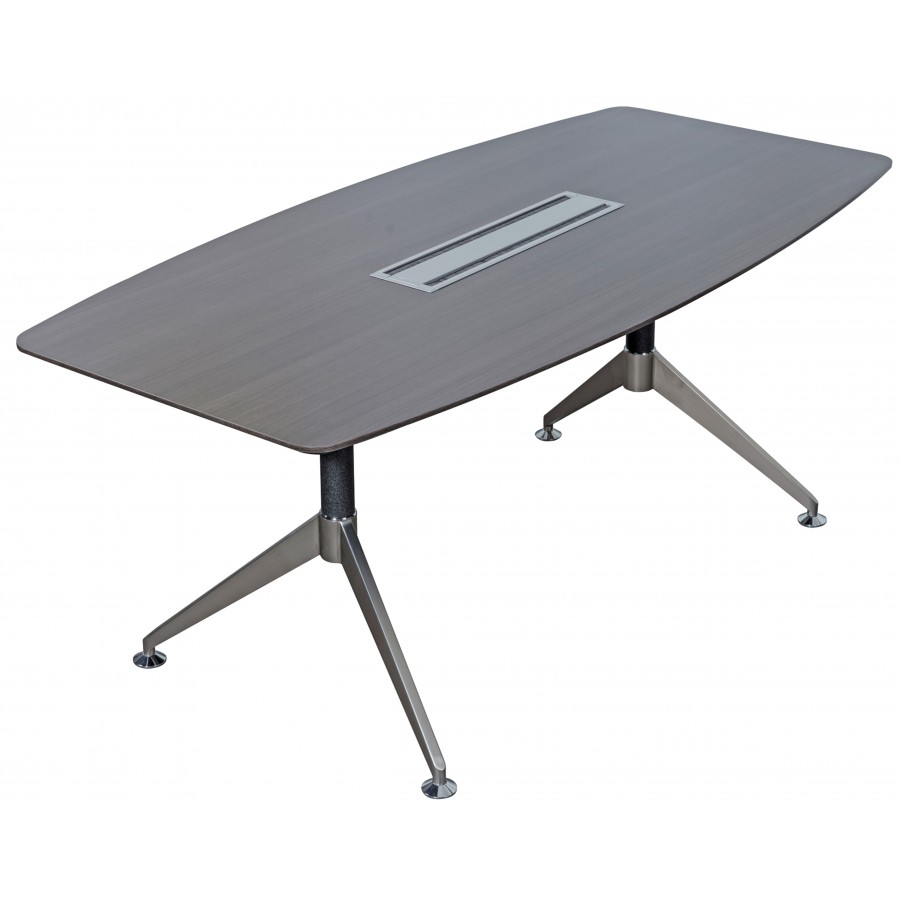 Nero Executive Boardroom Table With One Cable Port